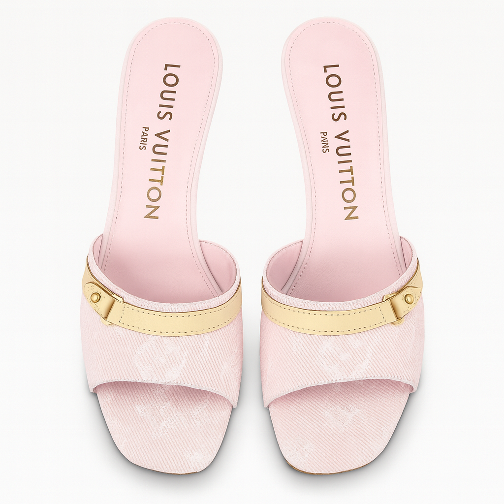 „LV“ Pink Heels
