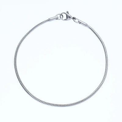 Linea Lisse – Elegantes Schlangenarmband aus Edelstahl
