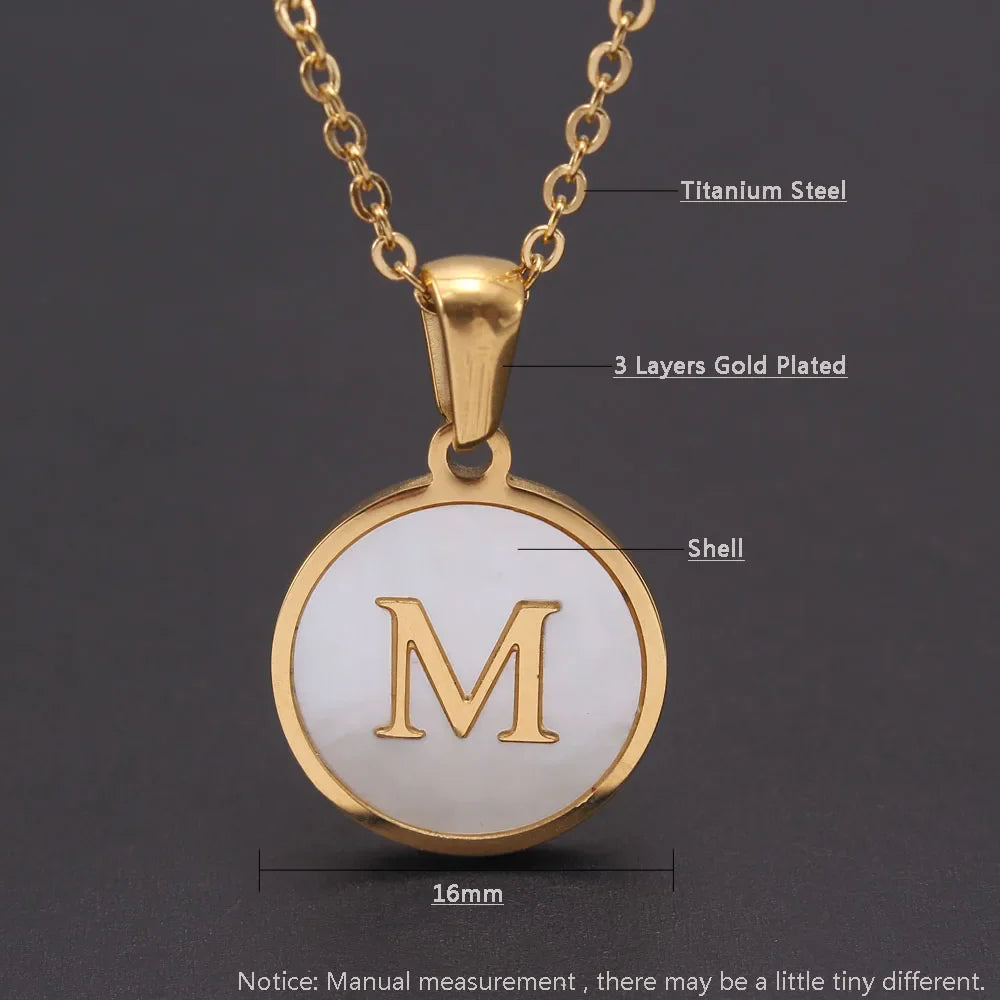 Lettre d'Or – Personalisierte Initialen-Halskette