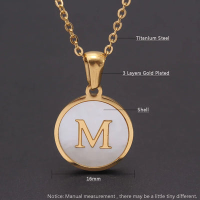 Lettre d'Or – Personalisierte Initialen-Halskette