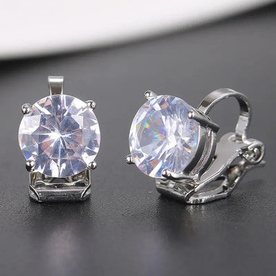 Lumière Dorée – Elegante Zirkonia-Ohrringe