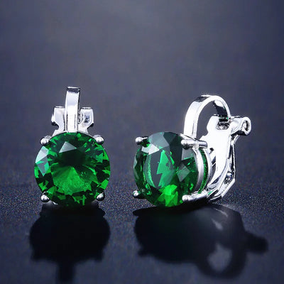 Lumière Dorée – Elegante Zirkonia-Ohrringe