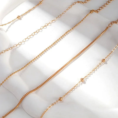 Golden Grace – 5-teiliges Armband-Set