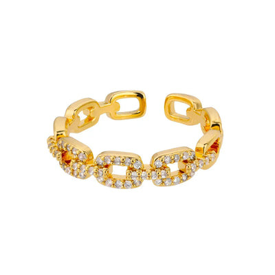 Lien Doré – Verstellbarer Ring im Kettendesign