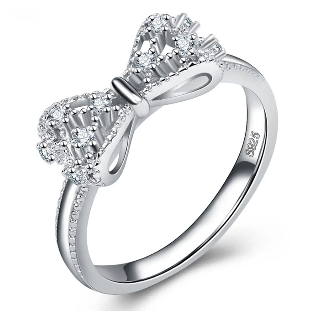 Bijou Noeud – Zirkonia-Ring mit Schleifendetail