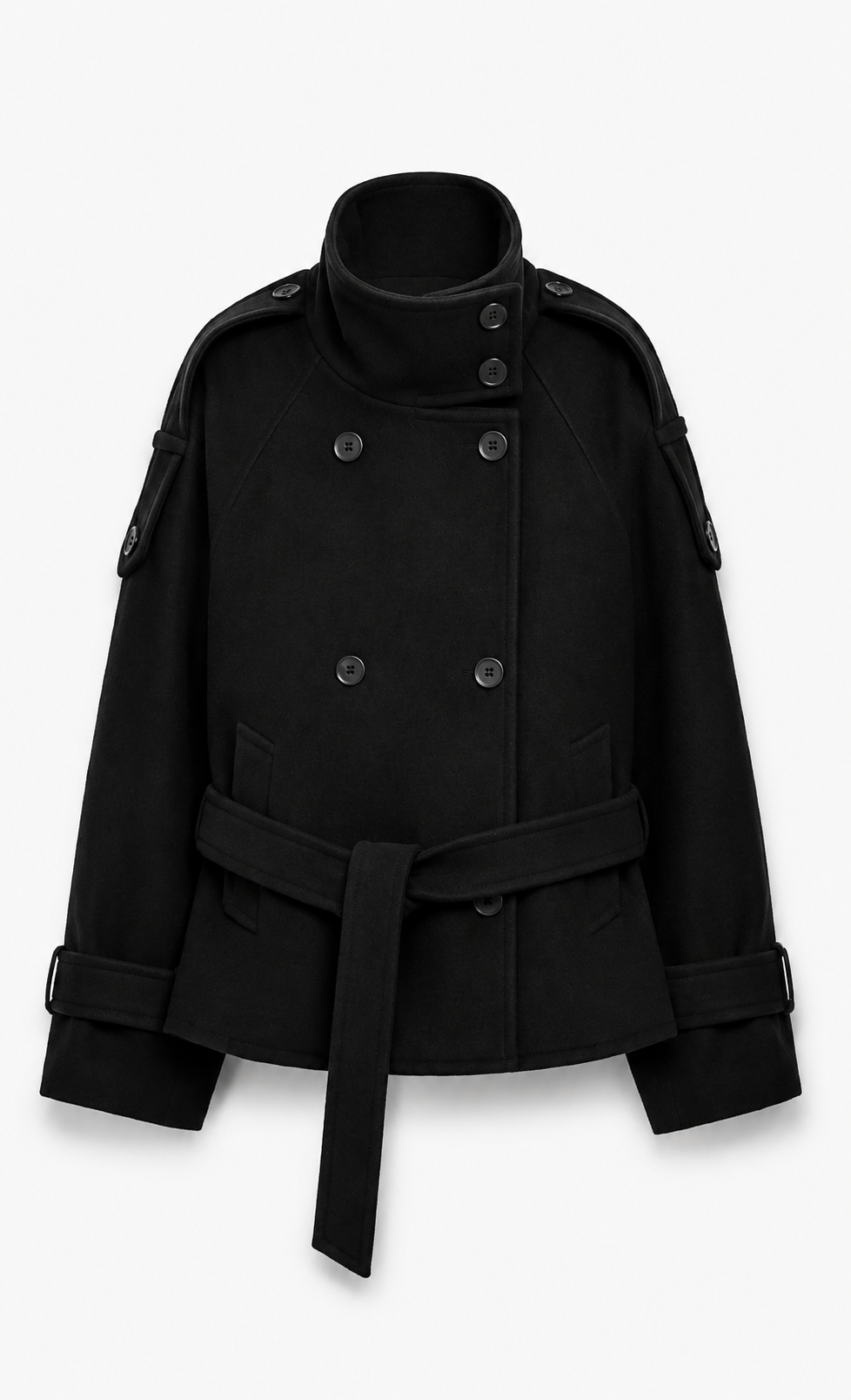 Élégance Belted Wool Jacket