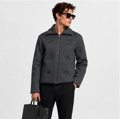 Monsieur LV Prestige – Monogram Knitted Coat
