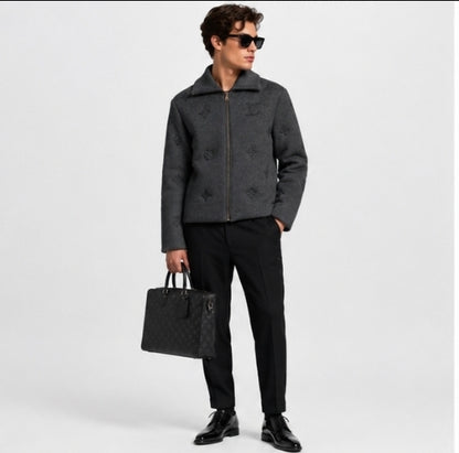 Monsieur LV Prestige – Monogram Knitted Coat