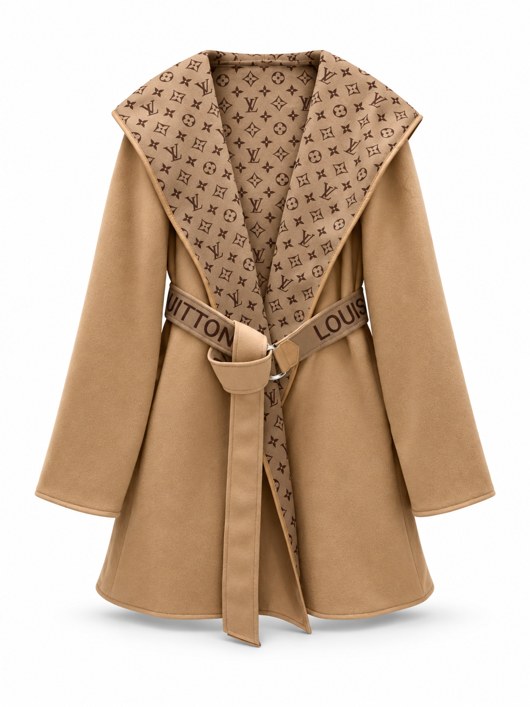 "LV" Étoile Monogram Wrap Coat