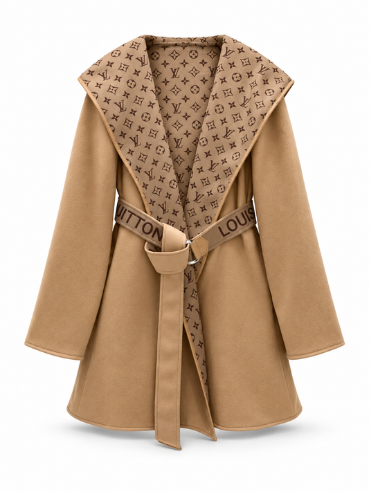"LV" Étoile Monogram Wrap Coat