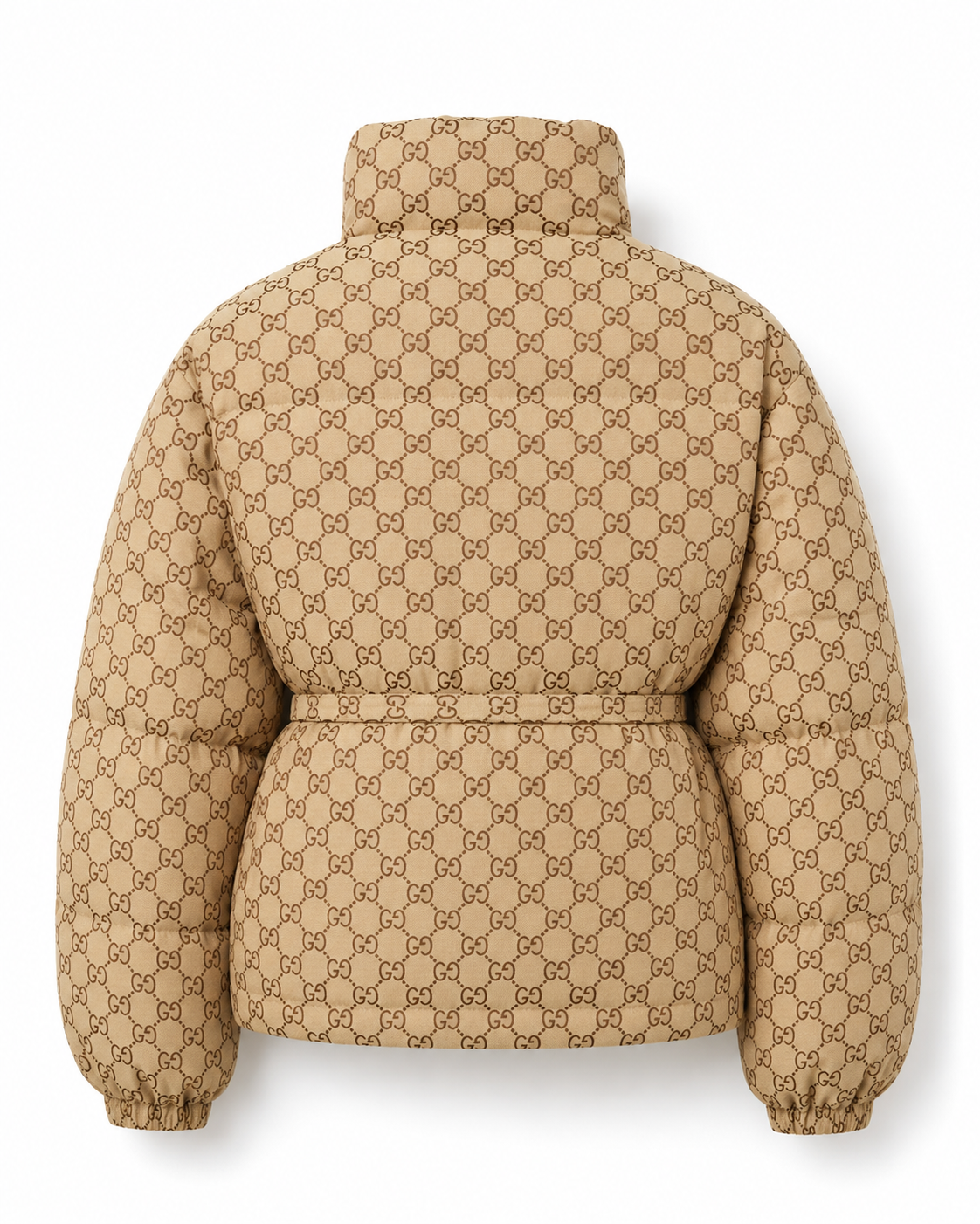GG Monogram Belted Puffer Jacket
