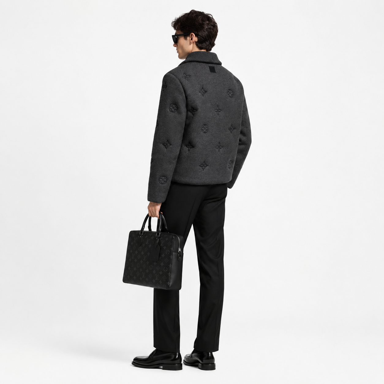 Monsieur LV Prestige – Monogram Knitted Coat