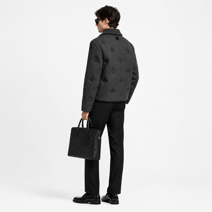 Monsieur LV Prestige – Monogram Knitted Coat