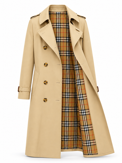 „BB“ Heritage Check Trench Coat