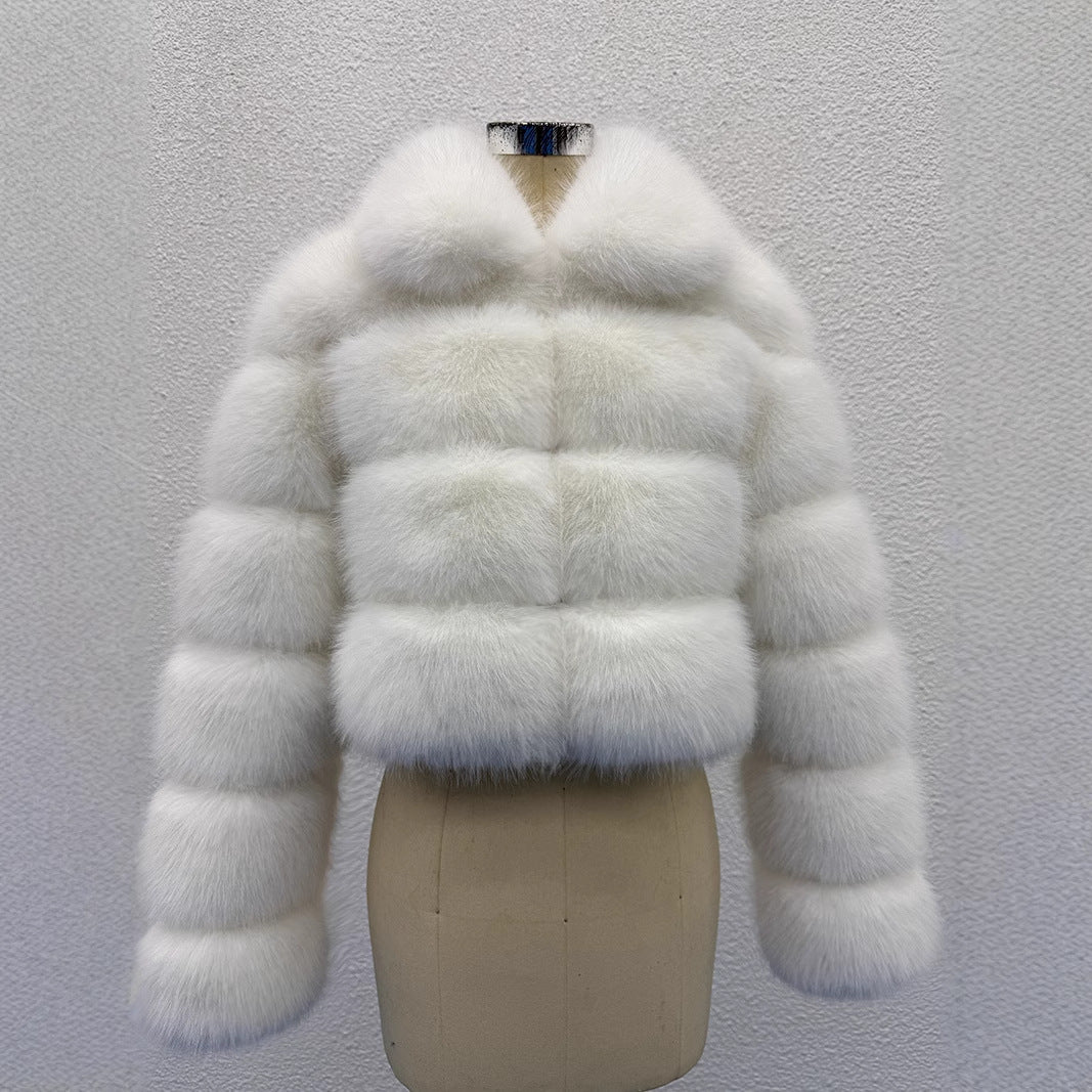 Élégance Fur Cropped Jacket