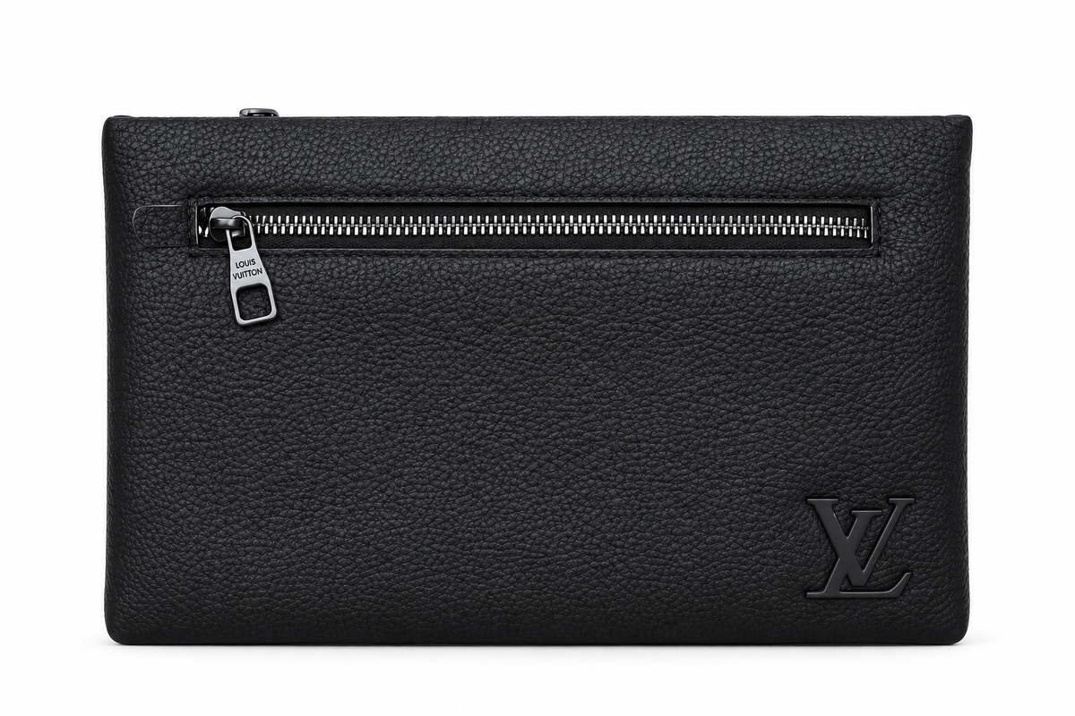 Gentleman LV Noir Wristlet