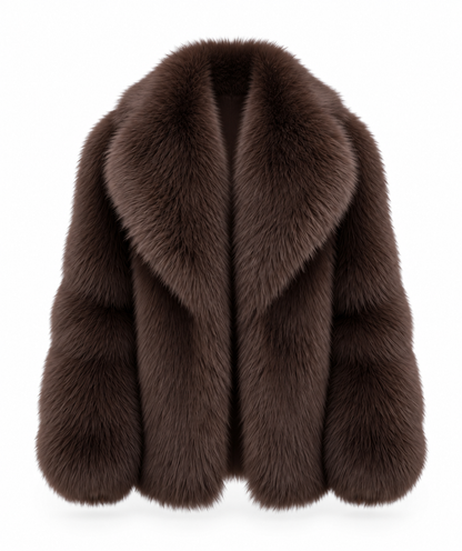 Mocca Royale Oversized Fur Jacket