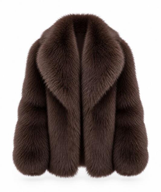 Mocca Royale Oversized Fur Jacket