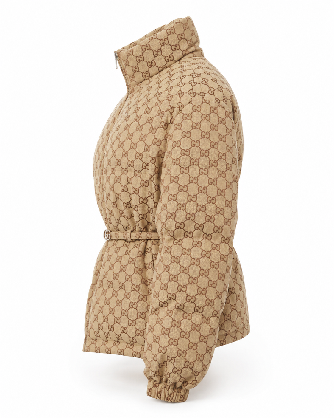 GG Monogram Belted Puffer Jacket