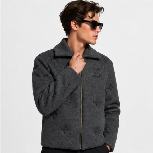 Monsieur LV Prestige – Monogram Knitted Coat