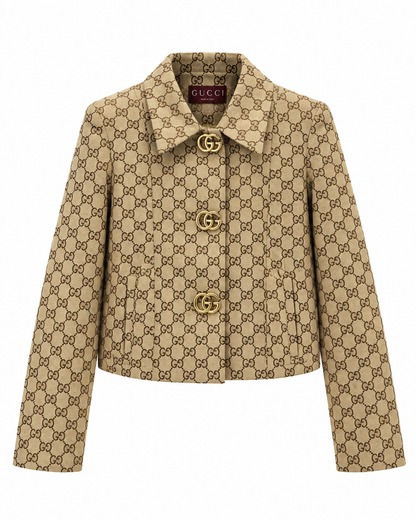 „GG“ Monogram Cropped Jacket